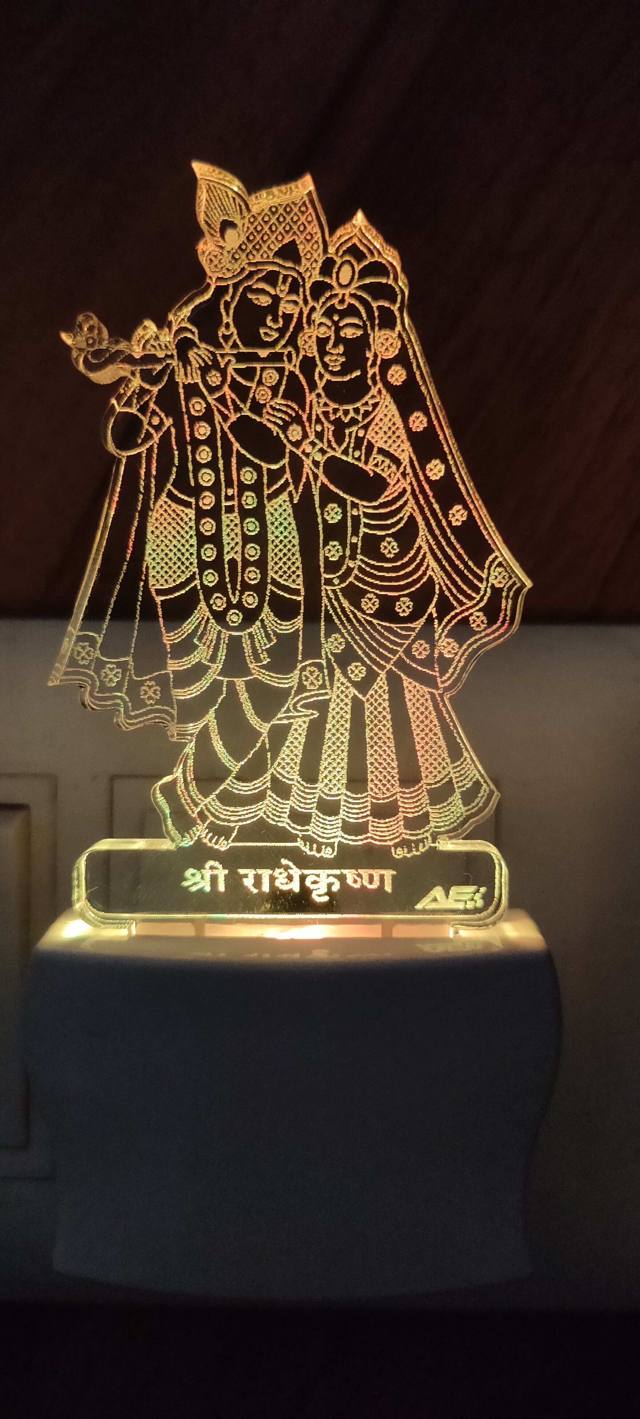 RADHE KRISHNA FANCY NIGHT LAMP 630 Night Lamp