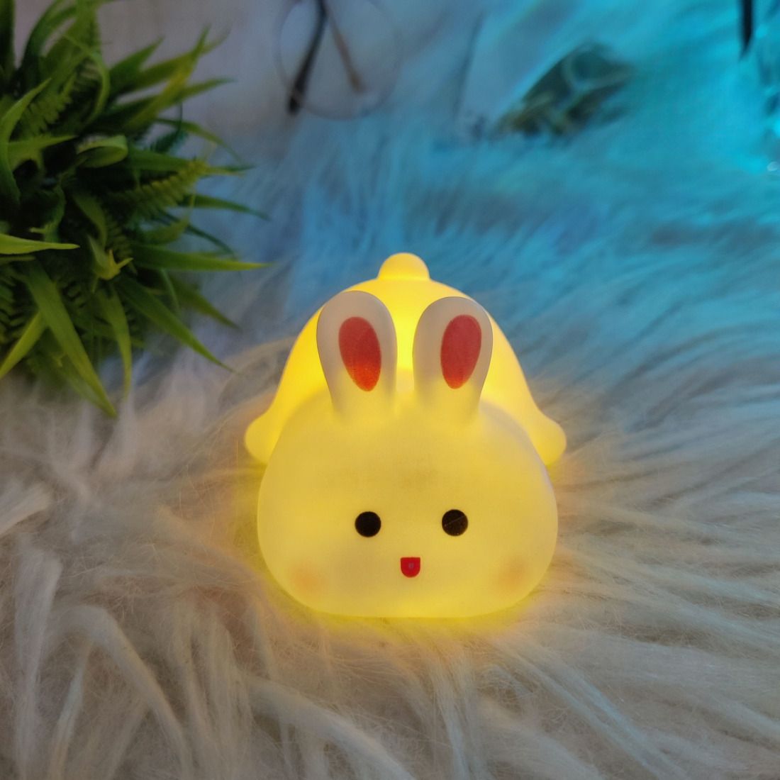 Cute Mini Sleeping Bunny Night Light Lamp for Kids & Bedroom Décor Night Lamp-image-32