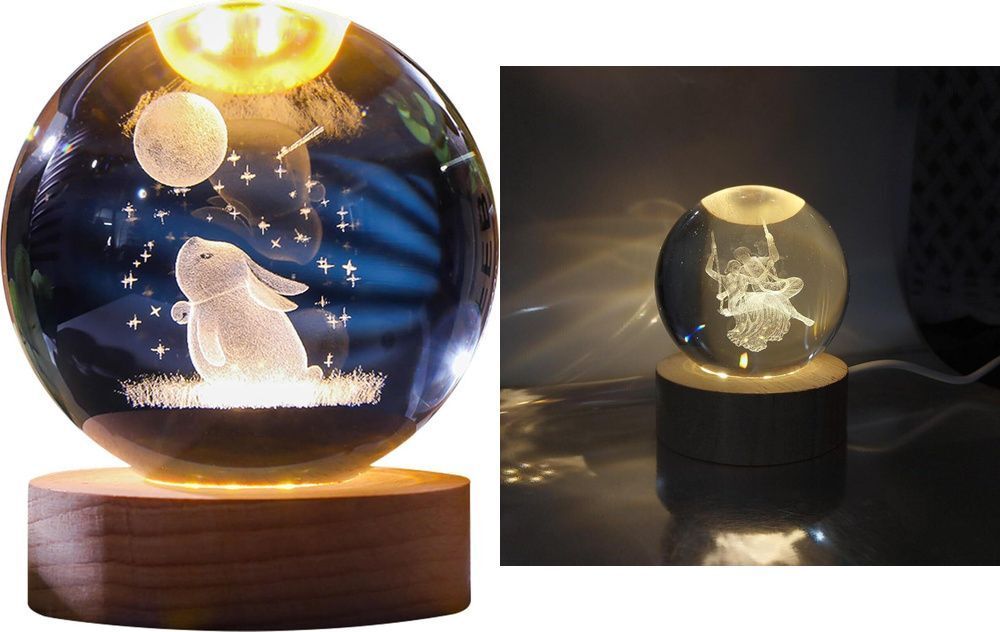 Decorative Night Light Crystal Diamond Table Lamp Table Lamp-image-47
