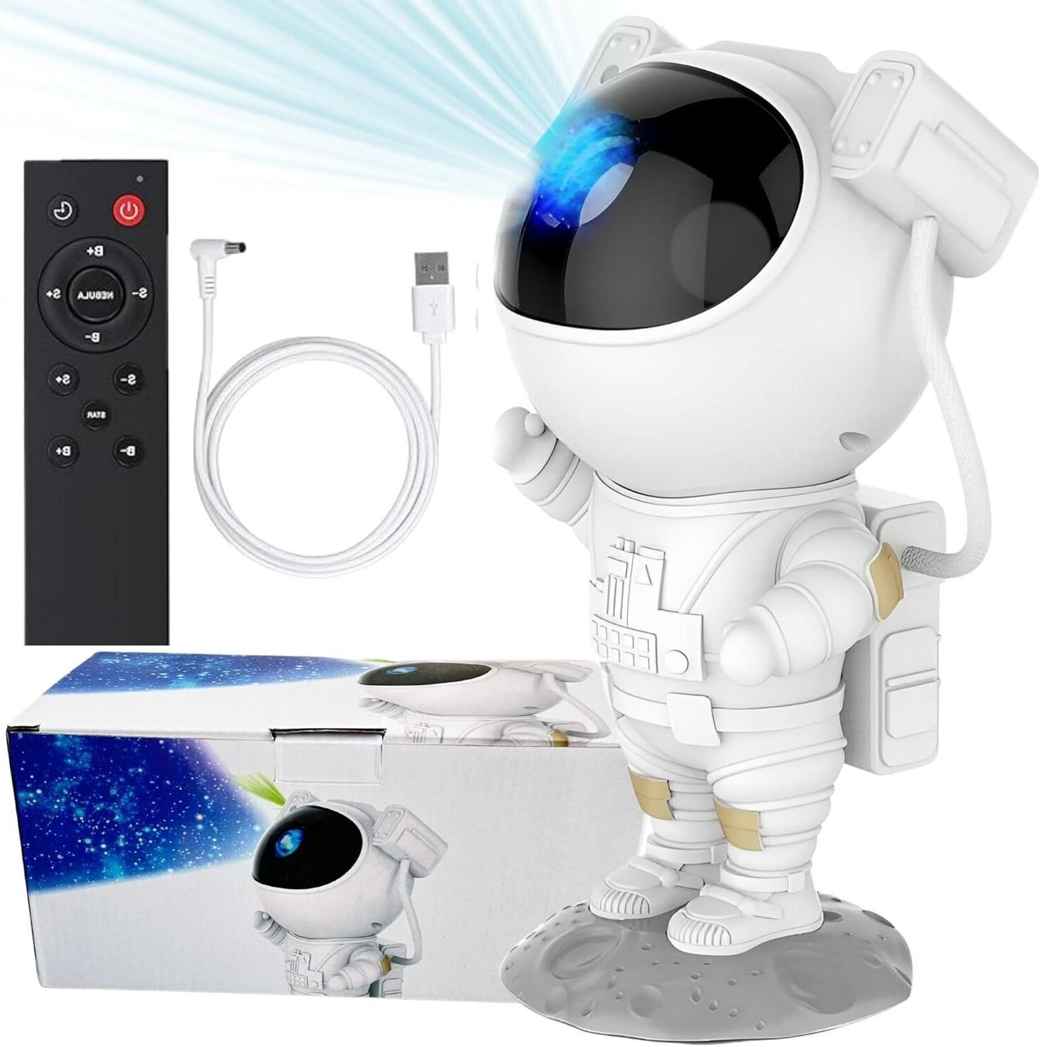 BSVR Astronaut Star Galaxy Projector Light 360 Degree Adjustable Head_770 Table Lamp-picture-18