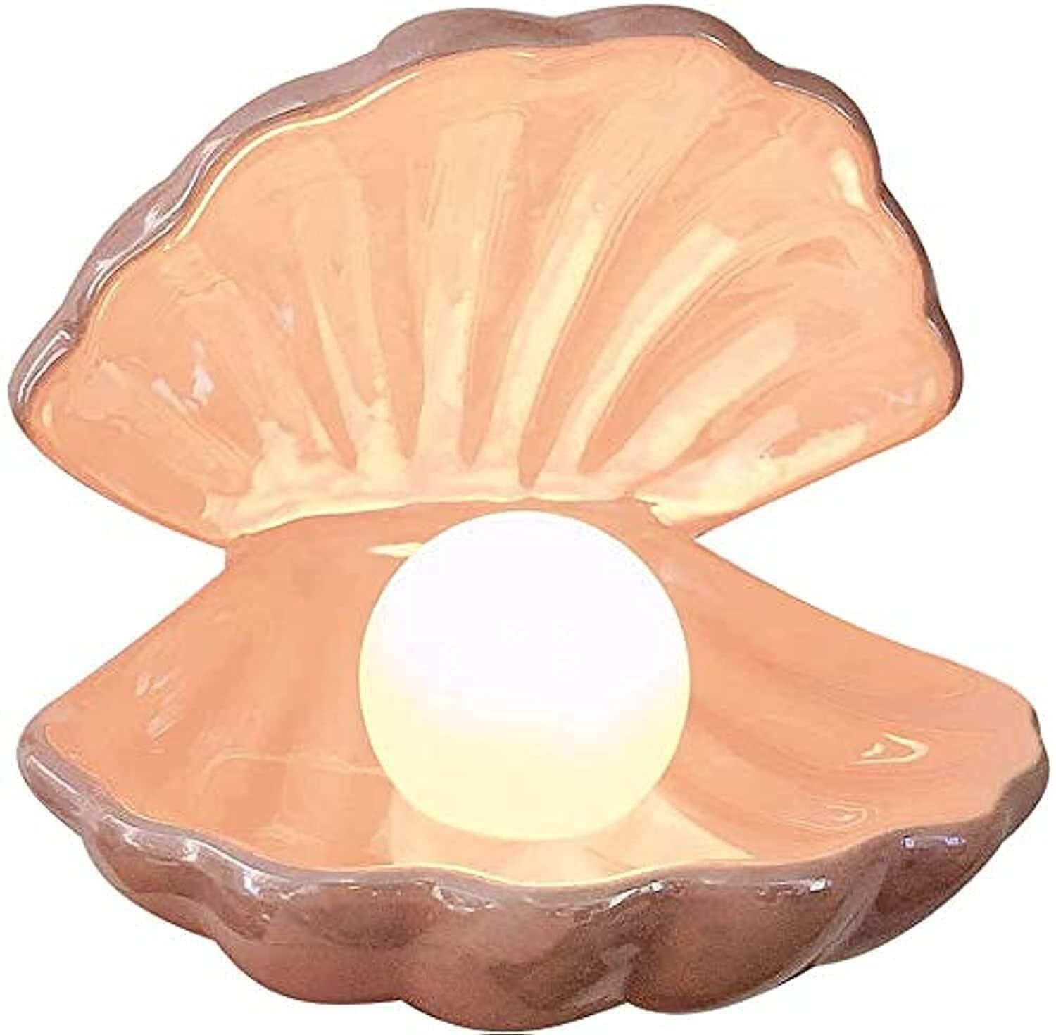 aruklie Shell Pearl Light LED Accent Lamp Portable Night Light Pearl in Shell Desktop Table Lamp-picture-24
