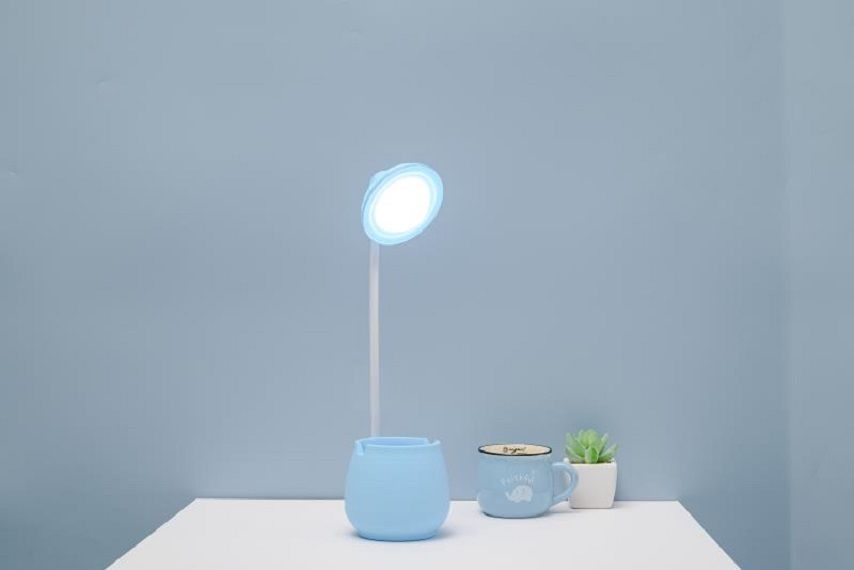 3 Mode Rechargeable Study Lamp with Touch On/Off Mobile and Pen Stand Holder Study Lamp-image-49