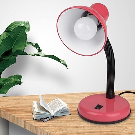 Retro LED Study Desk Lamp with Flexible Neck | with 4.9W LED Bulb for Study Study Lamp-image-2