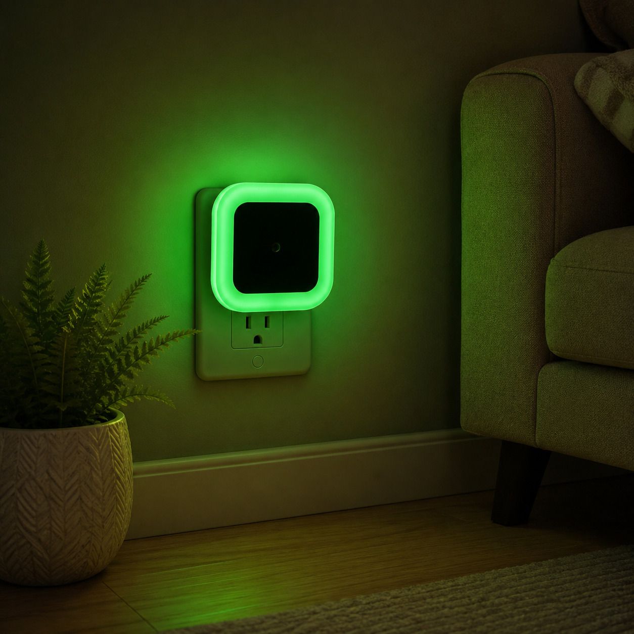 Night Light Lamp FOR Kidsroom - 0.5W Compact 2-Pin Plug & Play LED Light Night Lamp-image-35