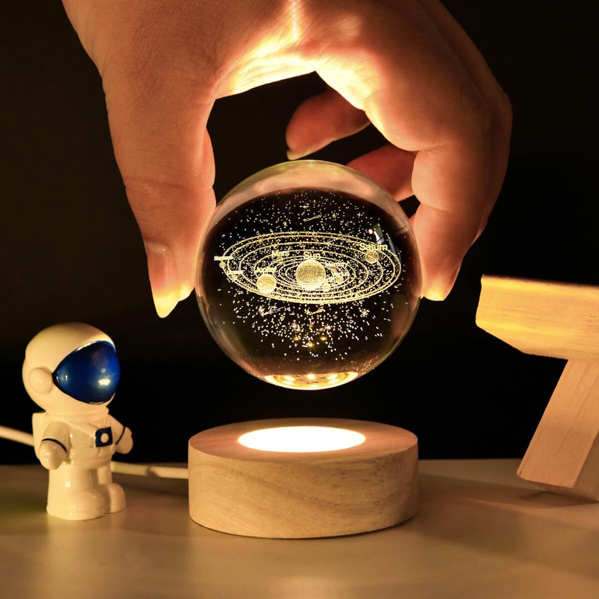 geeta seven Galaxy Crystal Ball Lamp Night Lamp-picture-15