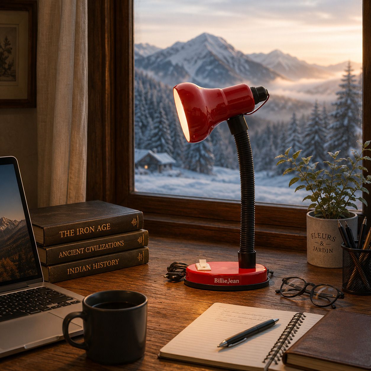 billiejean Santa Reading & Studying Study Lamp-picture-17