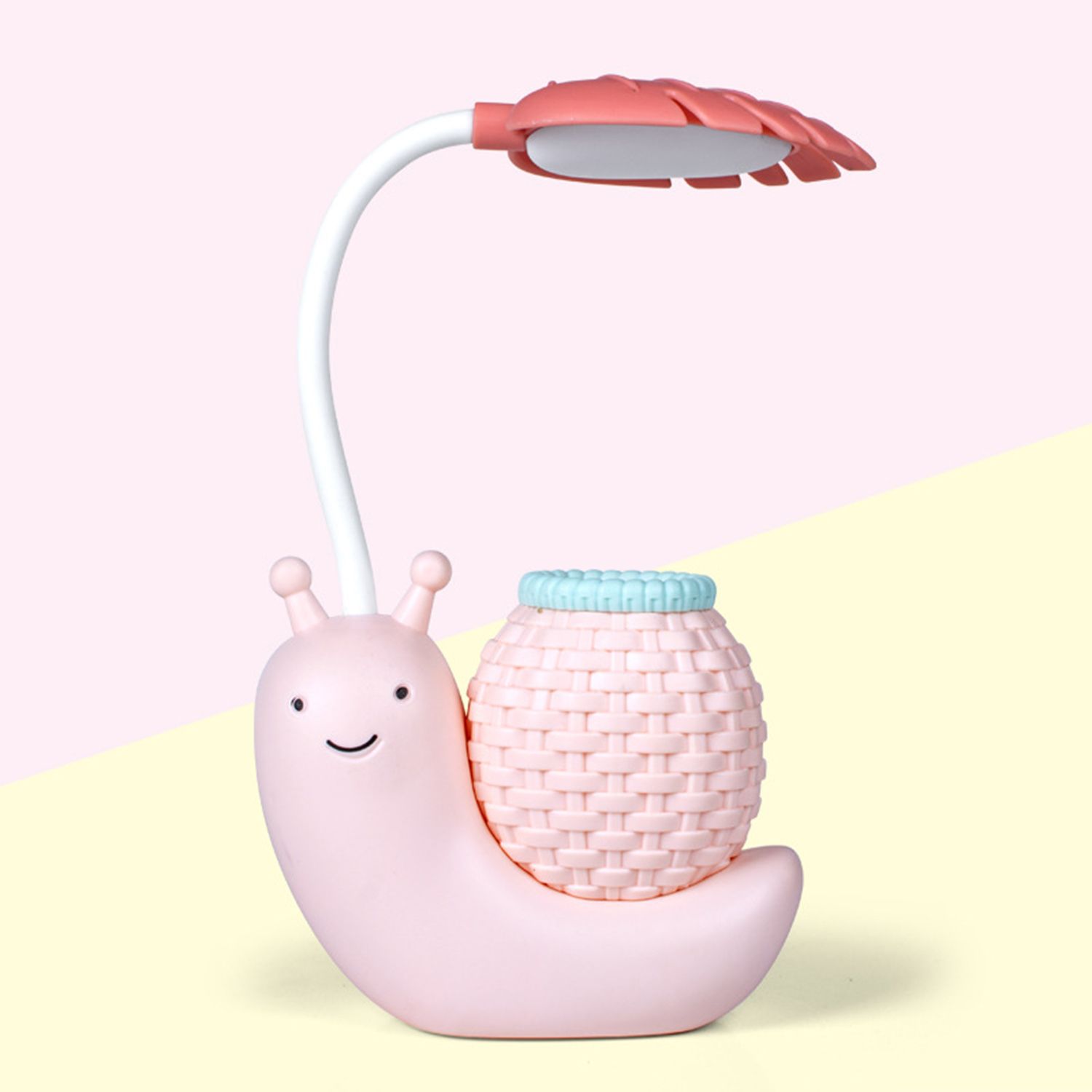 flezny Snail Cartoon Pen Holder and USB Rechargeable Desk Lamp Study Lamp-picture-20