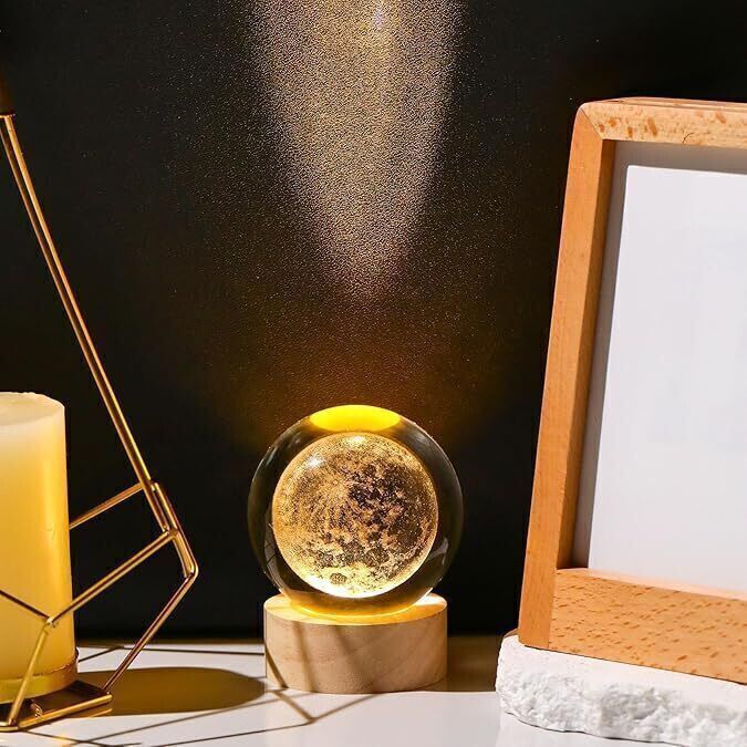 ablue clipper Crystal Ball Night s LED Educational Desk Decor Moon Home and Garden_L1180 Night Lamp-picture-20