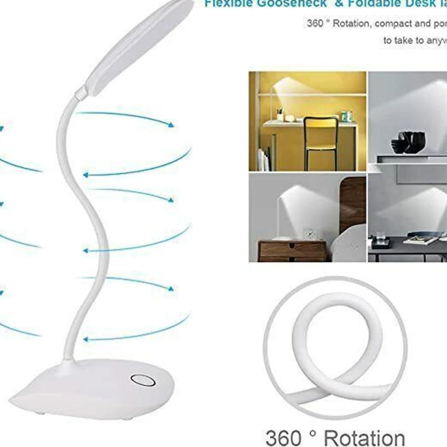 Flexible Led Light Lamp For Reading/Study- Portable Bedside Table Desk Light Study Lamp-image-46