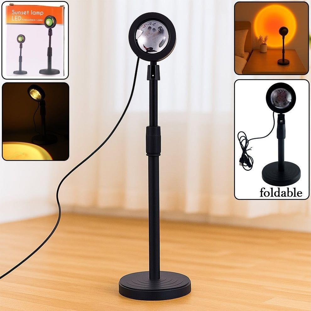 Sunset Projection Lamp | LED Night Light for Wall & Room Decor Night Lamp-image-25