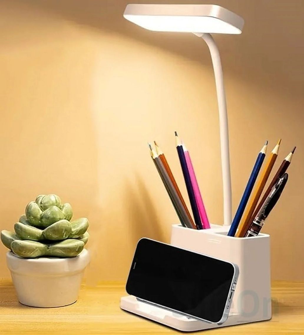 diyalux Powerful Rechargeable Emergency lamp with Pen Mobile Holder Desk Study Lamp-picture-31