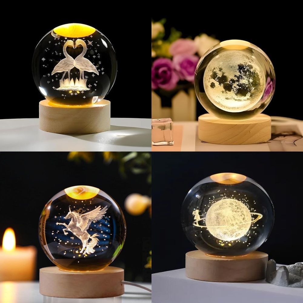 atrindemt Decorative Night Light Gift Crystal Diamond Lamp Table Lamp-picture-10