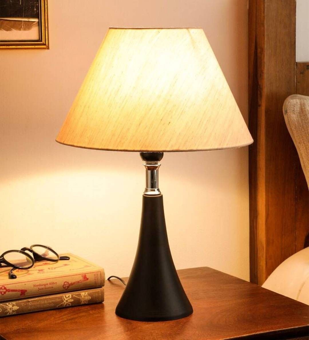 Table LampElectric_Decorative_Beige::Black pack of 1_n17 Table Lamp-image-34