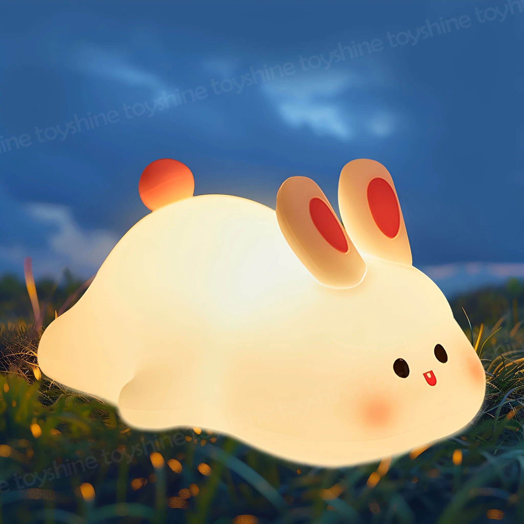 Mini Rabbit Night Light – Yellow LED Decorative Lamp for Kids, Girls, Boys Night Lamp-image-39
