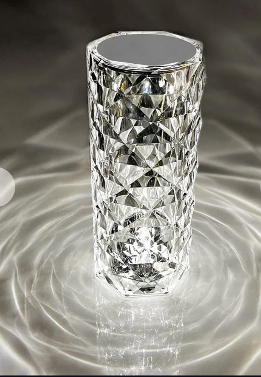 Crystal Lamp, 4 Color Changing Rose Crystal Diamond Table Lamp,USB Rechargeable Night Lamp-image-16