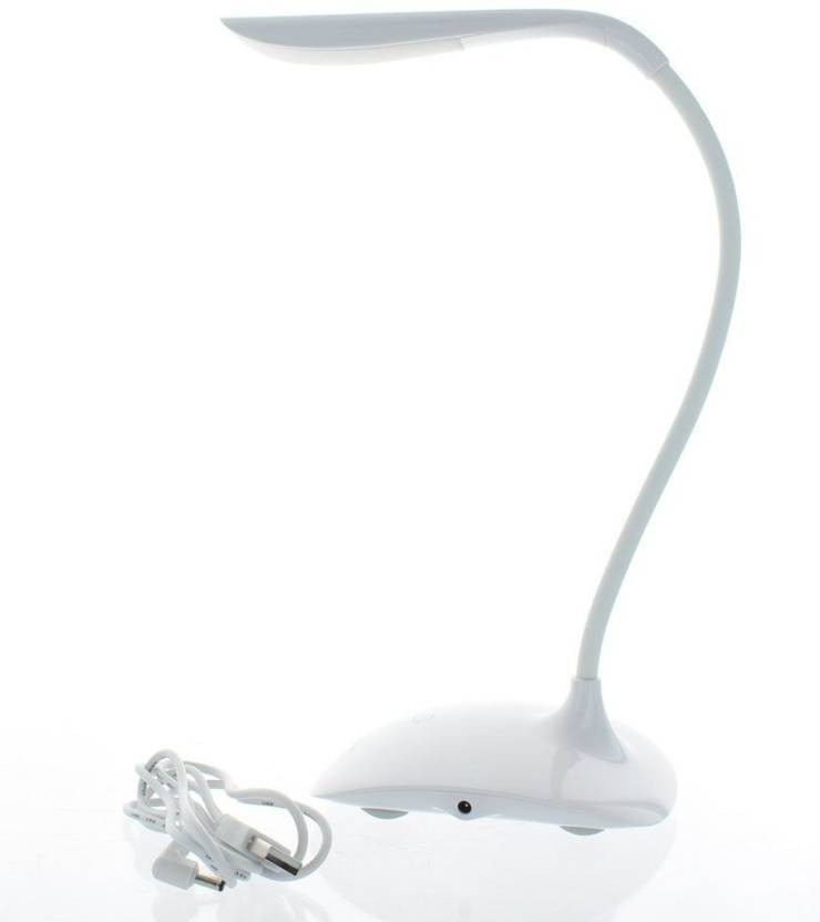 meenamart Power Plus Flexi Swan Led Tableware / Desk/Study/Night Lamp Model E-125 Study Lamp image 1