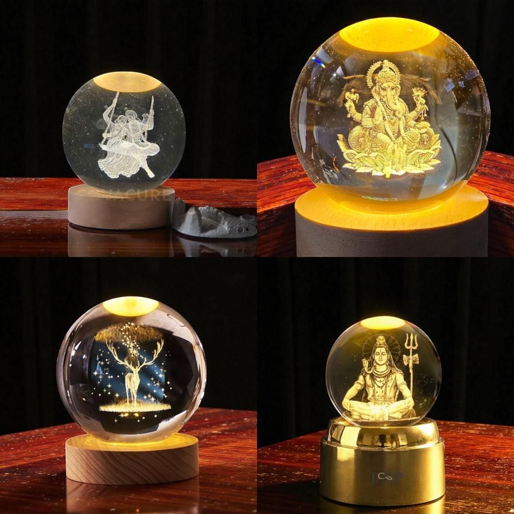Decorative Night Light Crystal Diamond Lamp Table Lamp-image-39