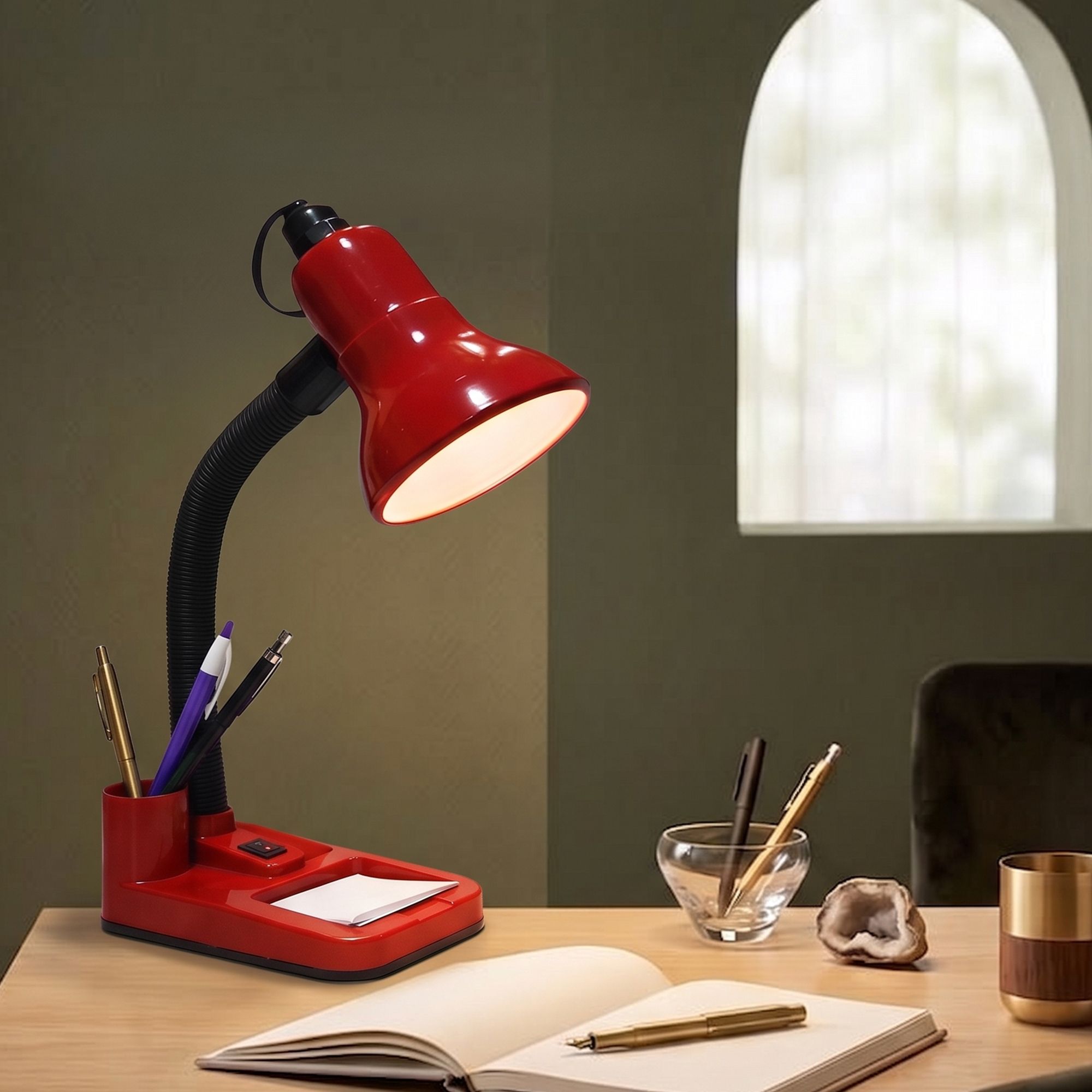 chanya haus Multifunction LED Desk Lamp with Pen Stand Study Lamp-picture-10