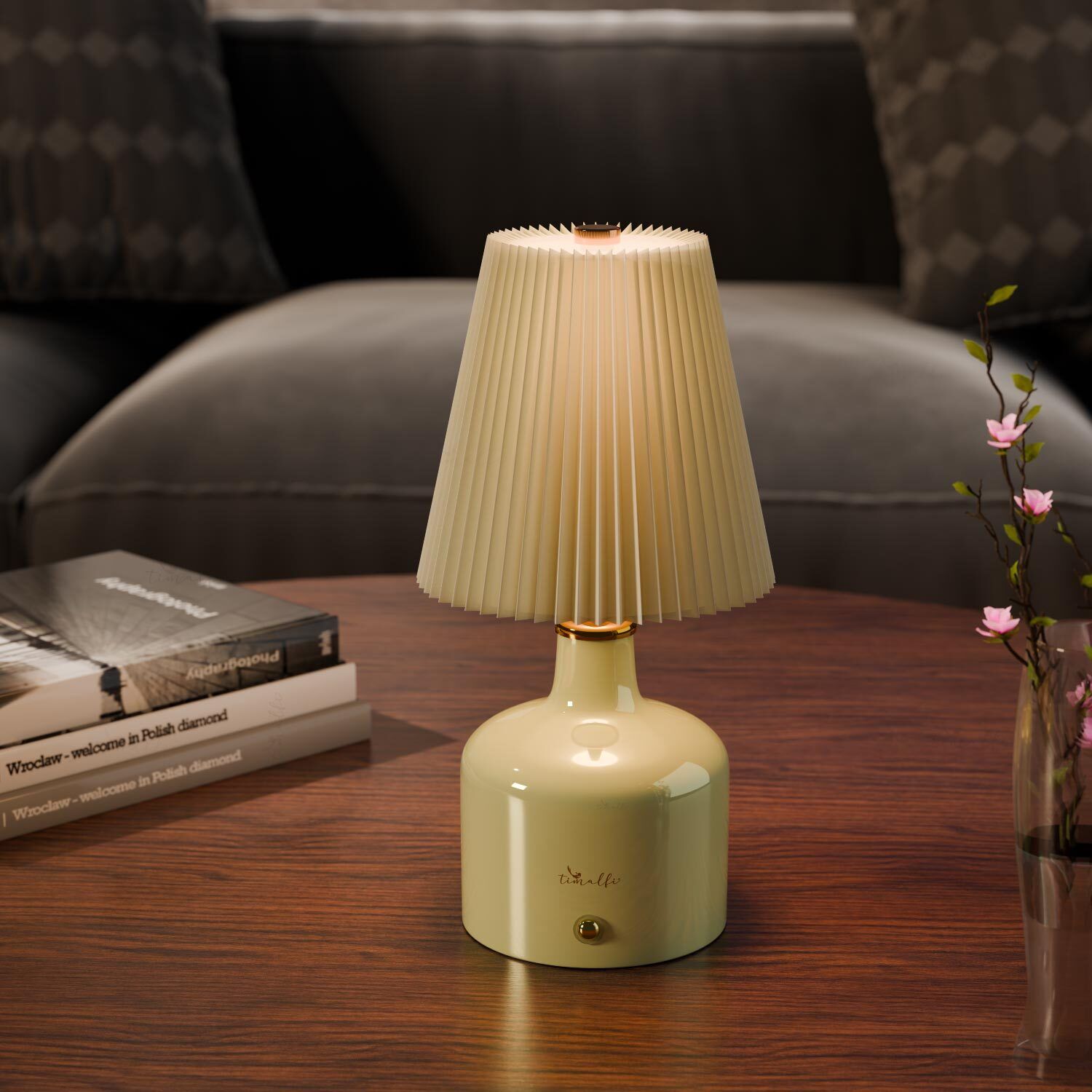 Desk Lamp for Bedroom Living Room Ceramic Finish Dimmable Night Light (Heritage) Table Lamp-image-41