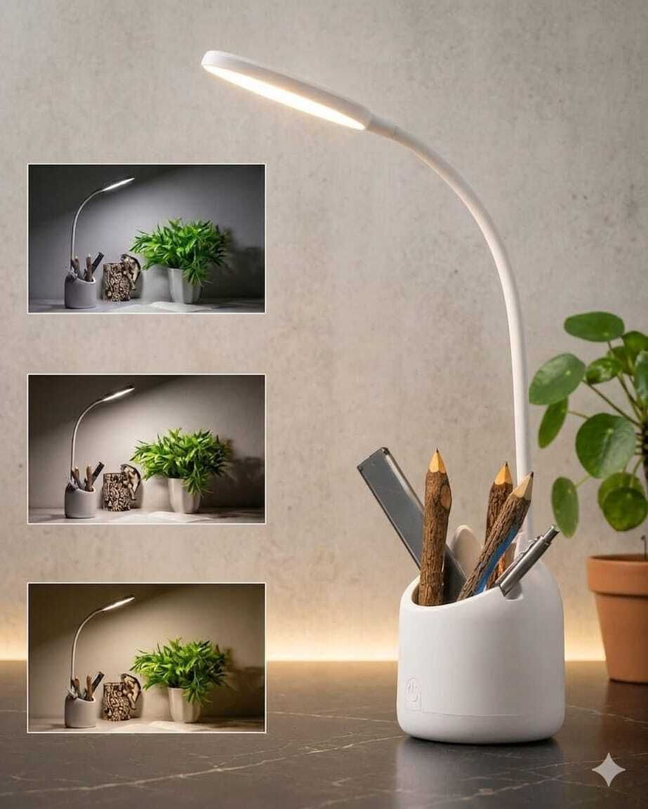 tandmhomeappliances Rechargeable LED Touch Control Table Lamp with 3 Brightness Levels,USB Charging. Study Lamp-picture-31