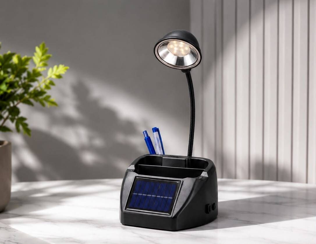 zekly SunCharge Pro Solar Rechargeable LED Study Lamp with Mobile & Pen Holder | Study Lamp-picture-26