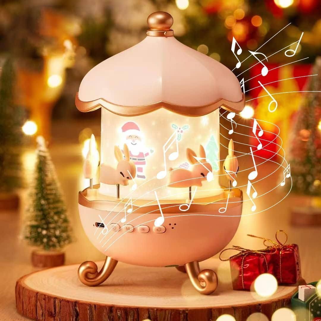 khodiyar enterprises bunny carousel night light projector Night Lamp-picture-10