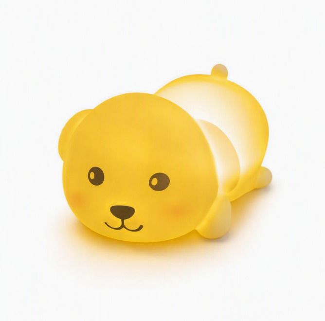Cute Bear Night Light – Warm Yellow Glow Night Lamp-image-38