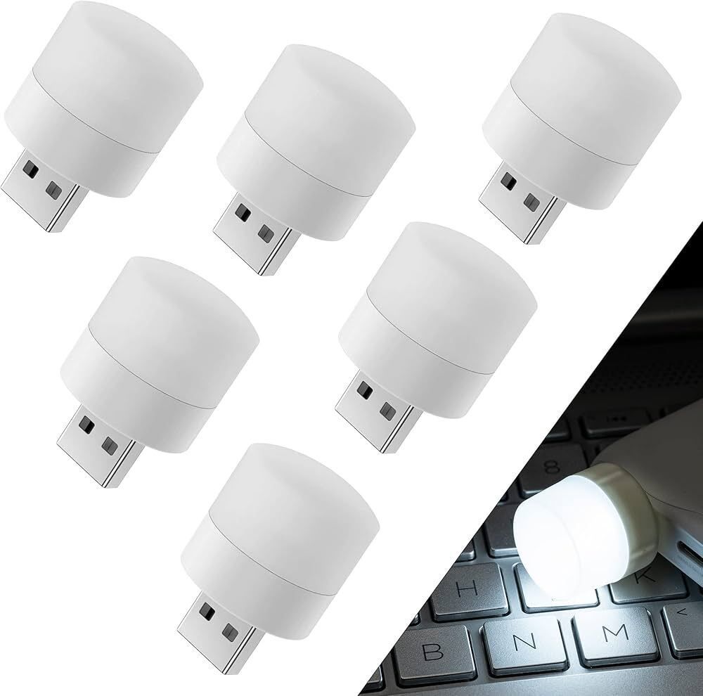 USB plug & Play Energy efficient LED light /Emergency light X6.155 (Pack of 6) LED Lantern