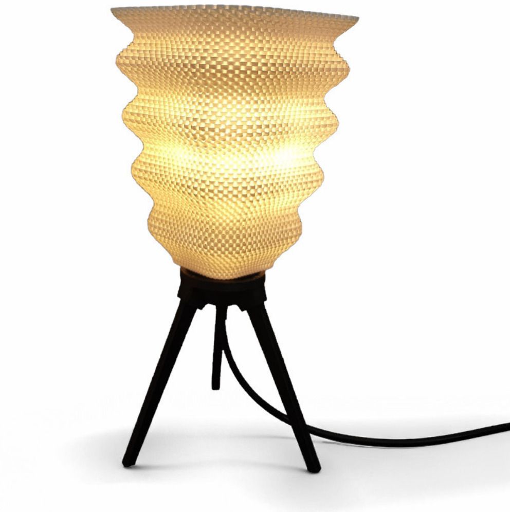 moderntech Home Décor | Modern Geometric Design|Decorative Bedside & Living Room Light Yellow Plastic Table Lantern-picture-12