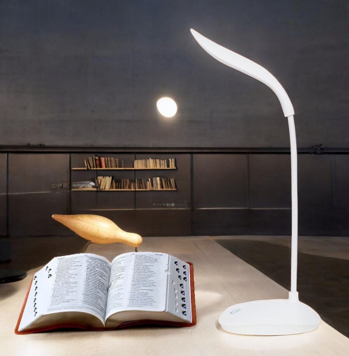 white angular table lamp14_L2431 Study Lamp-image-46