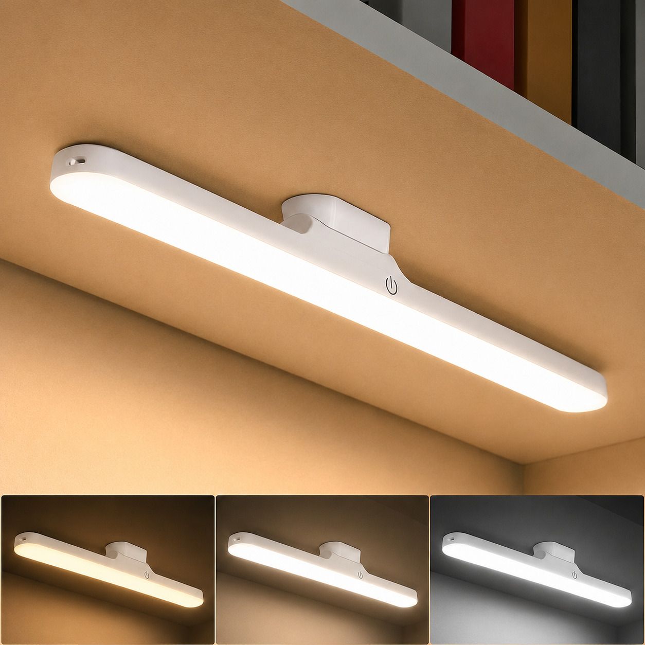 kavid USB Rechargeable Magnetic Cabinet Light with Motion Sensor Night Lamp-picture-12