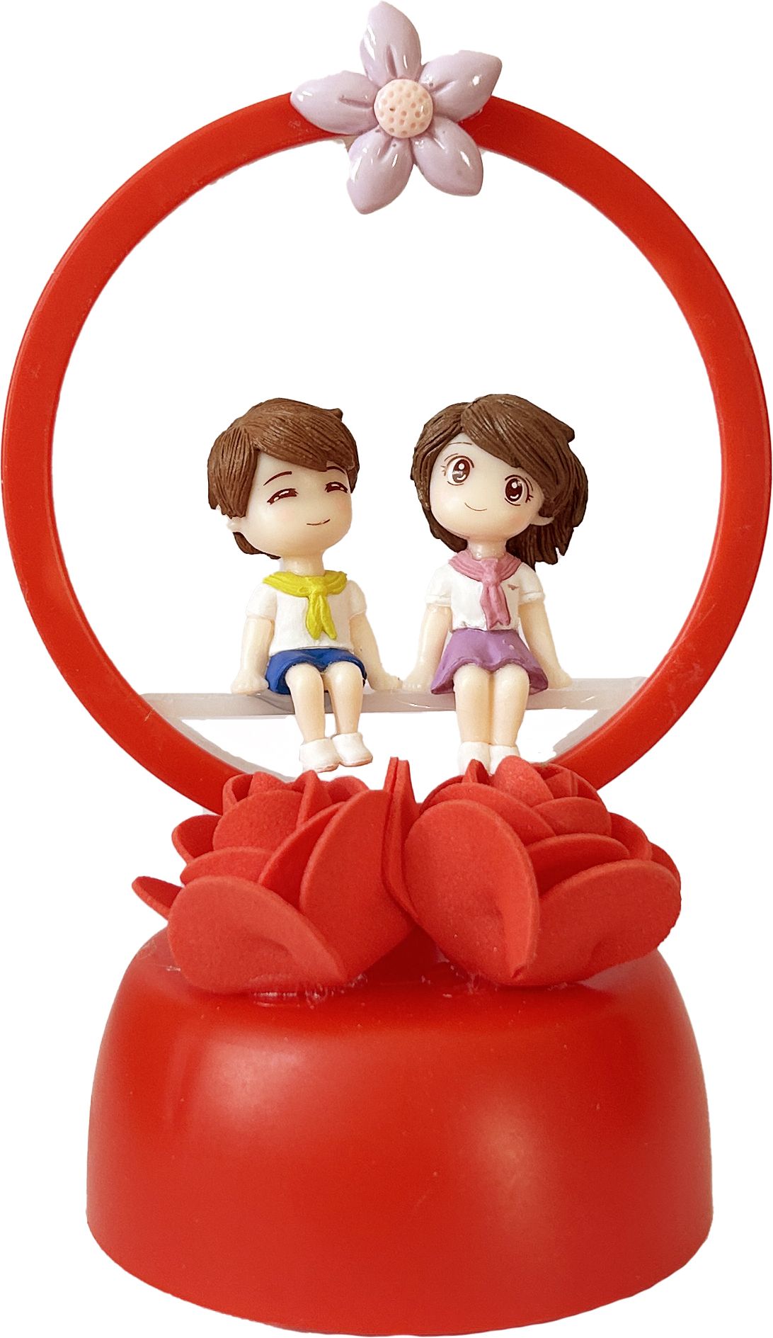 Love Couple Statue with Light Gift Valentine Day, Girlfriend/Boyfriend Gift Table Lamp-image-10