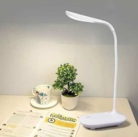 Powerful Rechargeable Emergency Table Lamp / Student Reading Light Study Lamp