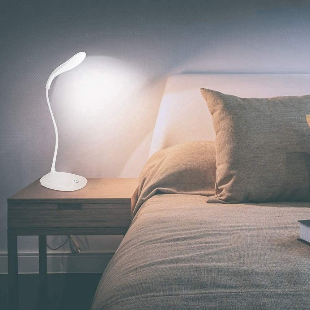 Study Table Lamp with Rechargeable LED Touch On Off Switch Reading Dimmer Light Study Lamp-image-49