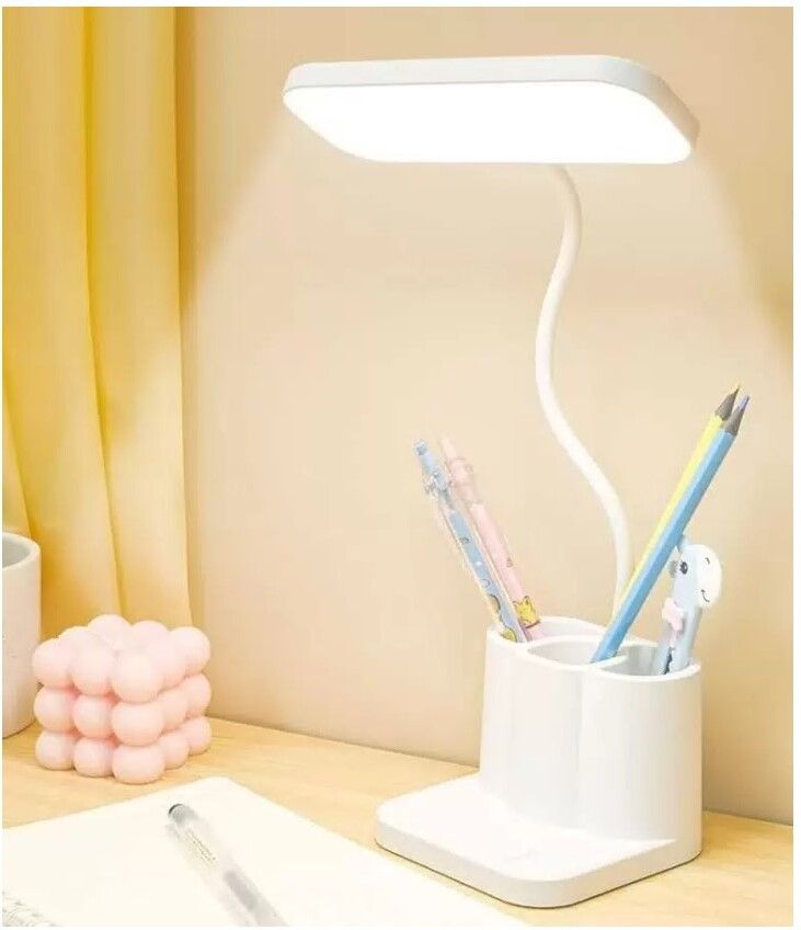 ab patel Multifunctional Rechargeable Emergency lamp with Pen & Mobile Holder Desk Study Lamp-picture-12