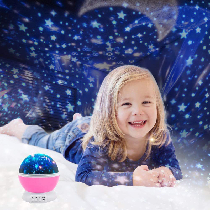 unzag Star Master Rotating 360 Degree Moon Night_Light Lamp Projector with Colors Table Lamp image 1