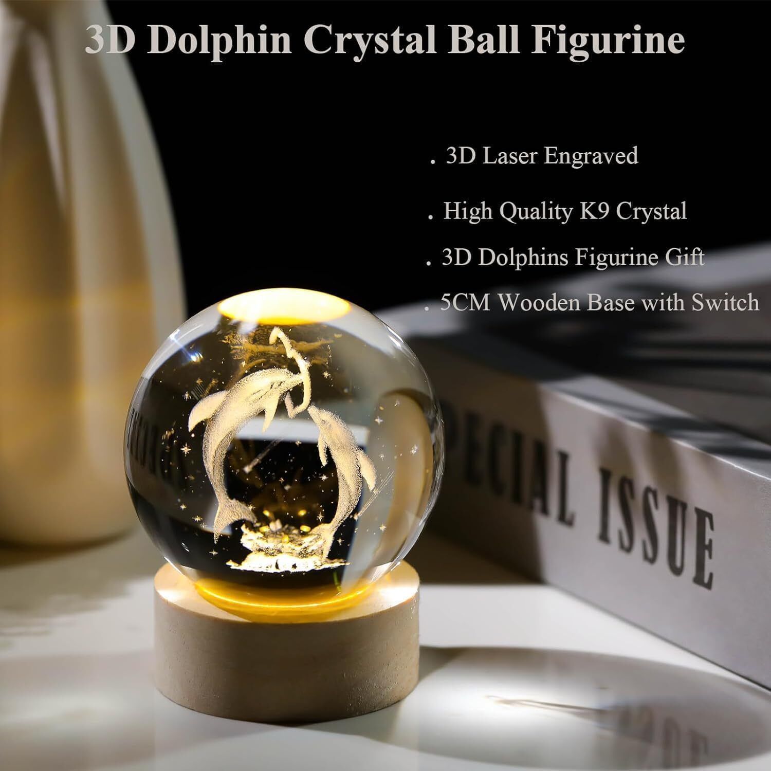 Warm White Crystal Globe Lamp Night Lamp-image-25