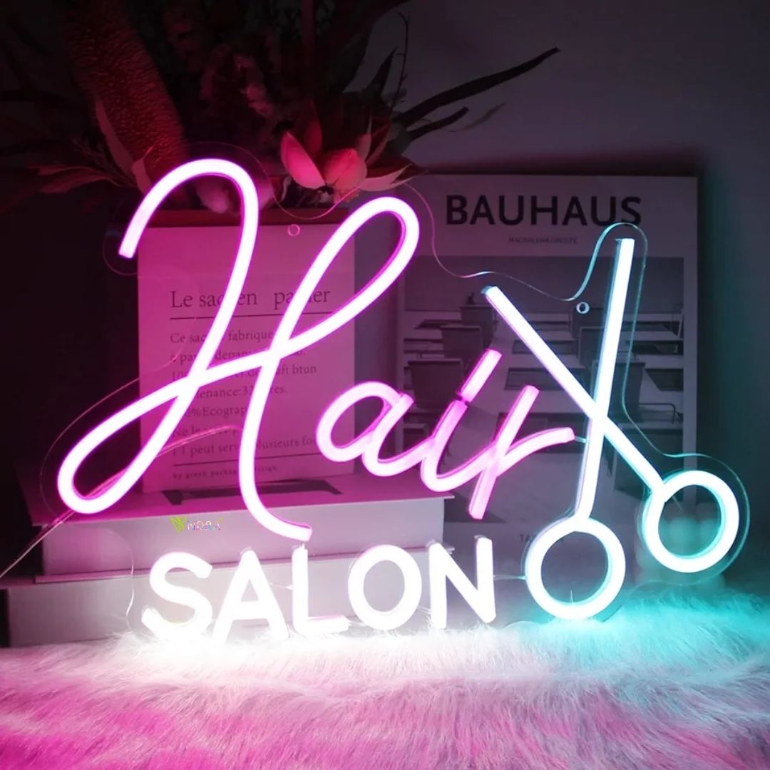 OPEN LED SALON Neon Sign Light Nails Spa Beauty Studio LED Wall Art Night Lamp-image-24
