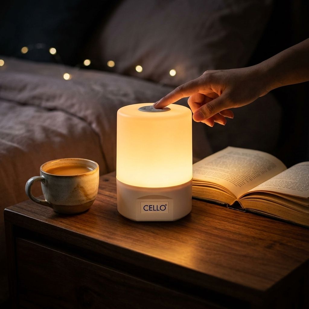 cello USB Rechargeable LED Lamp with Dimmable Feature & 3 Light Modes for Study Study Lamp-picture-10