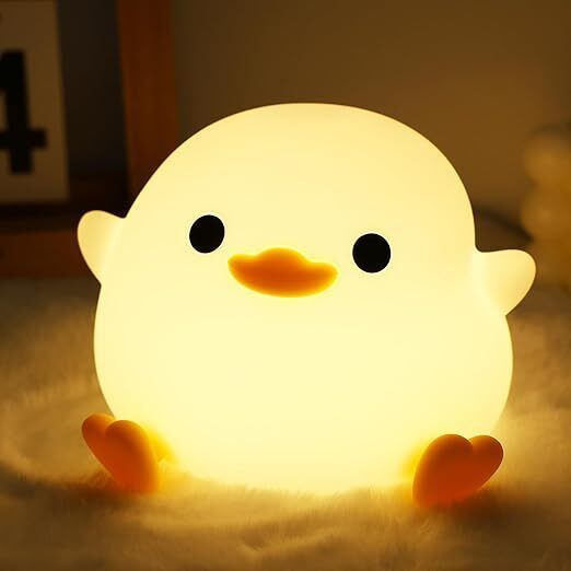 mcbazel Do Do Duck Silicon Night Lamp USB Rechargeable 7 Color Changing For Kids Night Lamp-picture-12