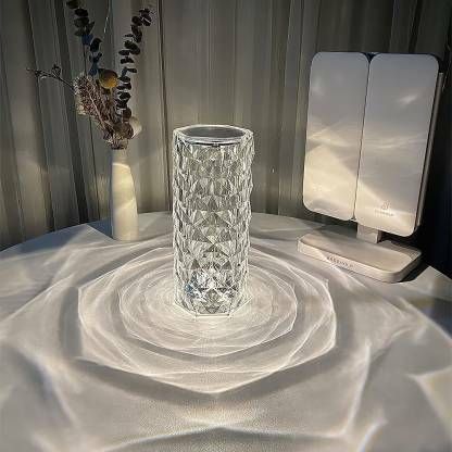 16 Color Touch Dimmable USB Charging Romantic Acrylic Led Night RGB Crystal Night Lamp-image-35