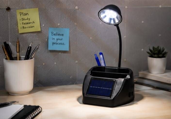 zekly SunCharge Pro Solar Rechargeable LED Study Lamp with Mobile & Pen Holder | Study Lamp-picture-40