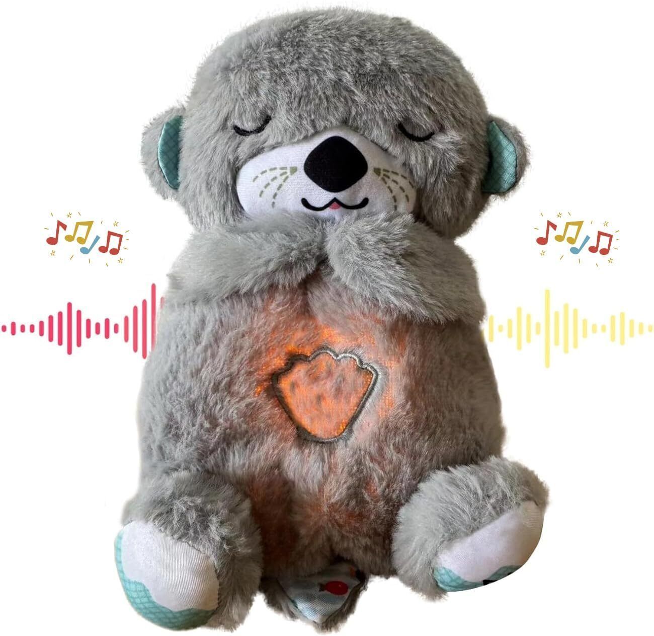 Glowing Music Otter Education of Sound and Light Soothing Sound Sleep Otter Baby-image-11