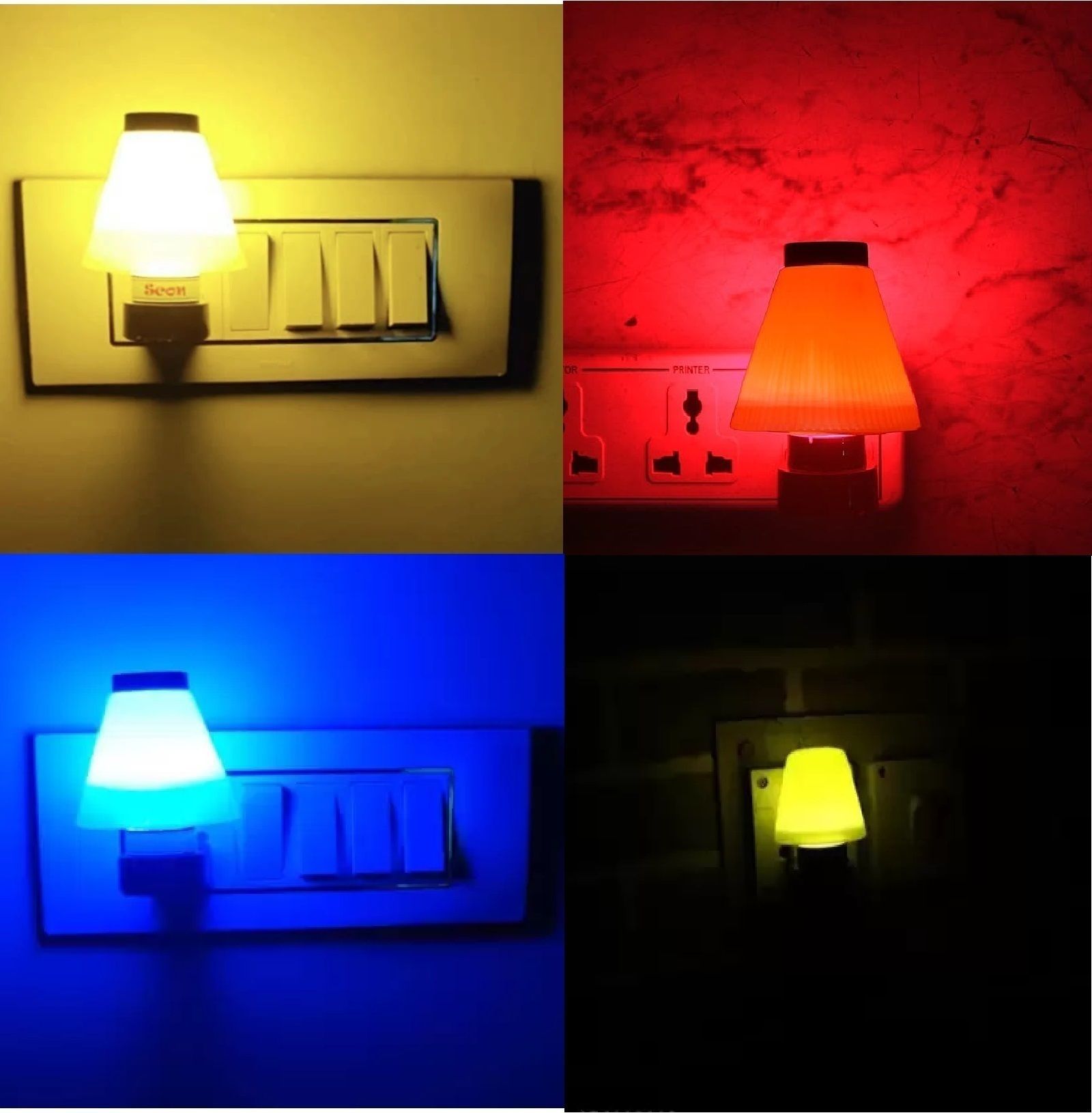 2pin Plug&Play Energy Saving Night Lamp 0.5w Night Light for kids room (Packof2) Night Lamp-image-26
