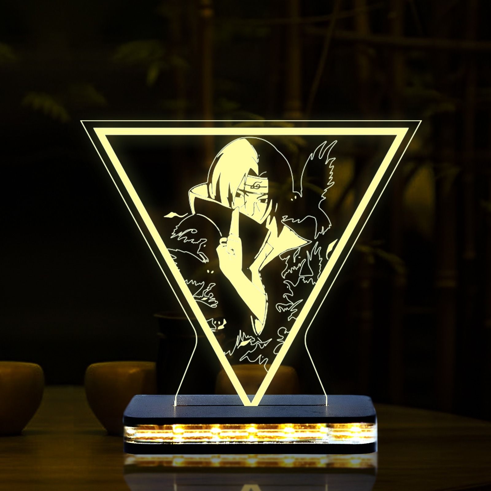 3D Illusion Itachi764 Night Lamp with Wooden Base for Kids Room Decoration Light Table Lamp-image-29