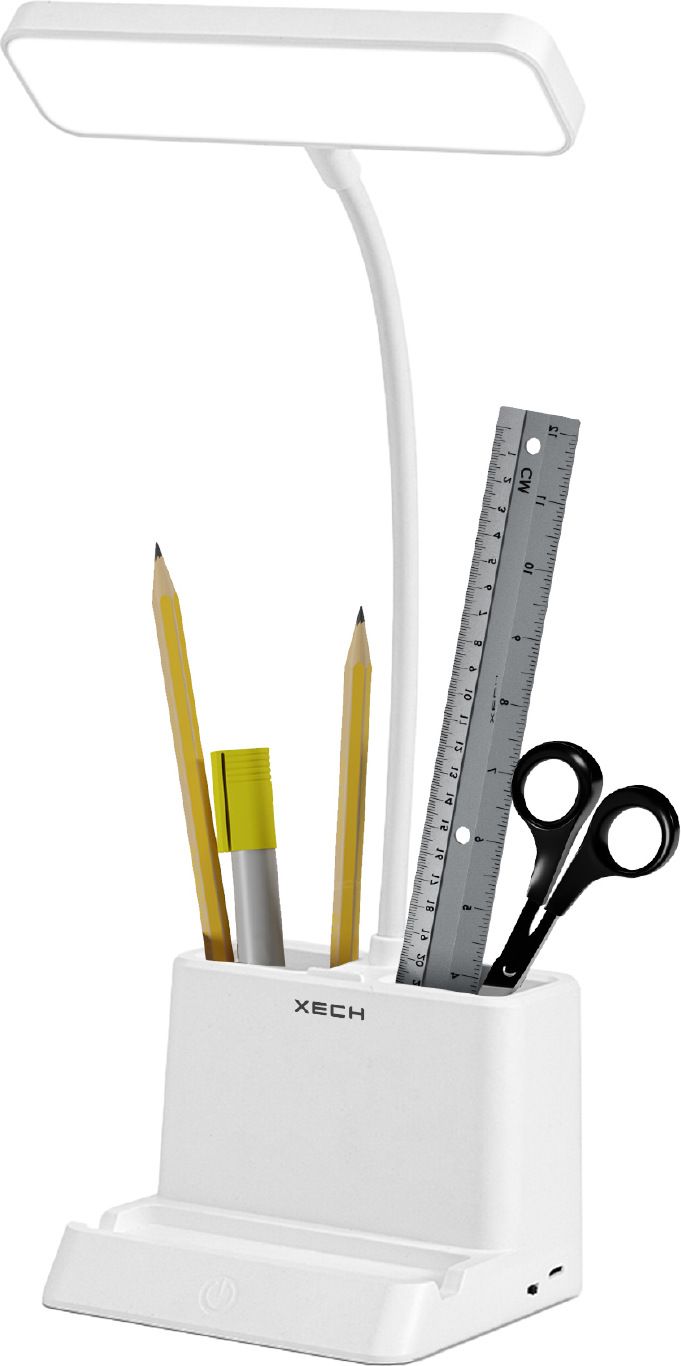 xech Desky Lite Table Lamp with Pen Stand 3 Light Colour tone & Rechargeable Battery Study Lamp-picture-26