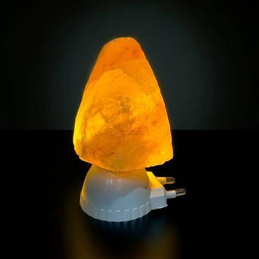 fly lite Natural Himalayan Rock Salt Plug in Lamp for Vastu, Feng Shui, Healing, Peace Night Lamp-picture-13