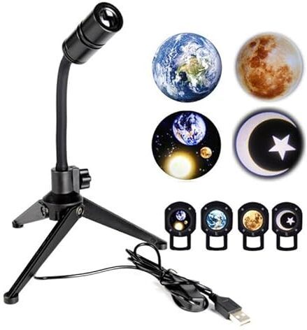 Mini Desktop Projector Stand (pack of ) multicolor1)) Table Lamp-image-1