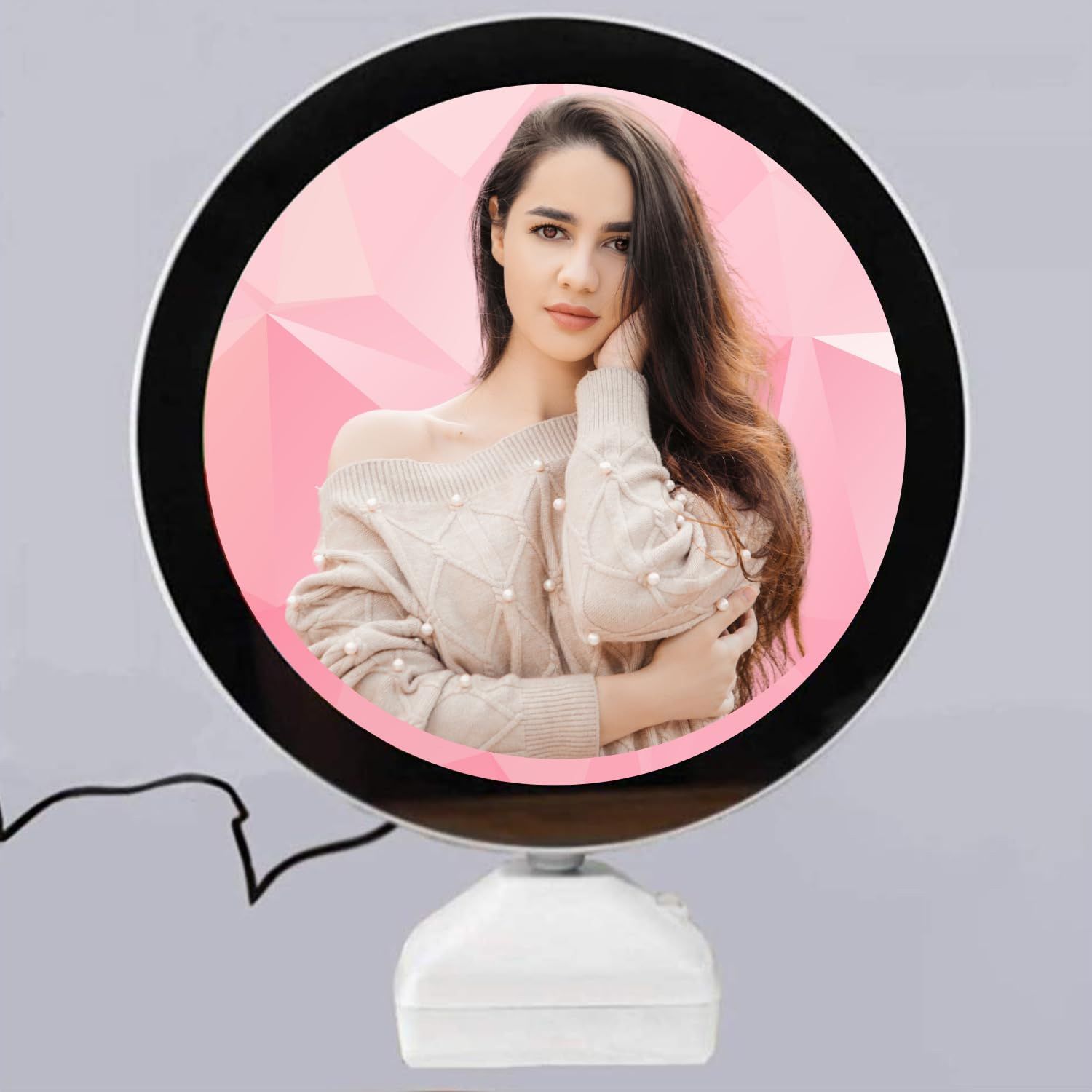 raj sublimation Enchanting Magic Mirror Photo Frame with LED Backlight and Touch Sensor RMM_005 7 inch Digital-picture-16