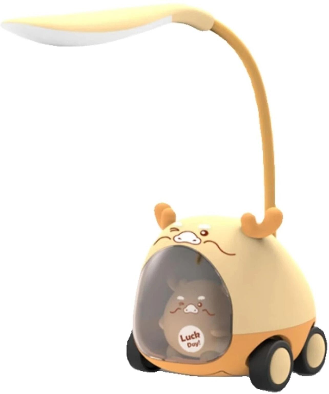 toyzzholic Portable LED Table Light with Pen Holder and Pencil Sharpener Lamp Rechargeable Study Lamp-picture-13